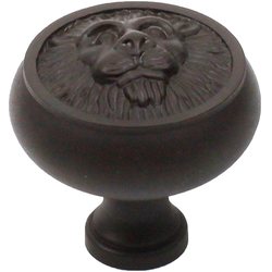 Roman 1-1/2 Inch Diameter Oil Rubbed Bronze Cabinet Knob