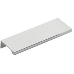 4 Inch Center to Center Edge Cabinet Pull, Polished Chrome
