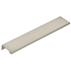 8 Inch Center to Center Edge Cabinet Pull, Satin Nickel