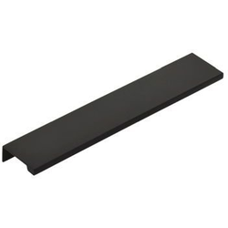 8 Inch Center to Center Edge Cabinet Pull, Flat Black
