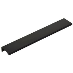 10 Inch Center to Center Edge Cabinet Pull, Flat Black