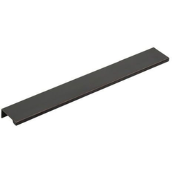 12 Inch Center to Center Edge Cabinet Pull, Oil Rubbed Bronze