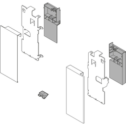 Legrabox K Interior Front Fixing Bracket Set for Interior Drawer, Orion Gray