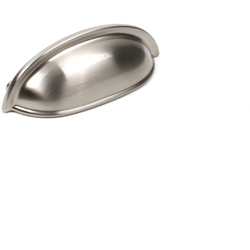 Yukon 3 Inch Center to Center Matte Satin Nickel Cabinet Cup Pull