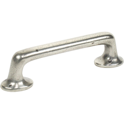 Whistler 4 Inch Center to Center White Bronze Cabinet Pull