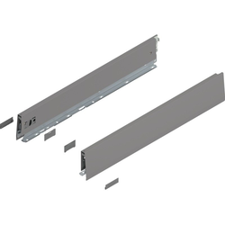 22 Inch Length MERIVOBOX M Height Drawer Profile Left/Right Set, Indium Gray Matte