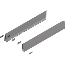 24 Inch Length MERIVOBOX M Height Drawer Profile Left/Right Set, Indium Gray Matte