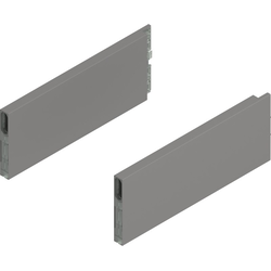 11 Inch Length MERIVOBOX E Height BOXCAP Left/Right Set, Indium Gray Matte