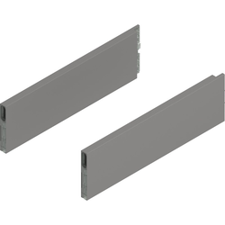 14 Inch Length MERIVOBOX E Height BOXCAP Left/Right Set, Indium Gray Matte