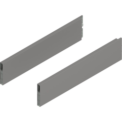 18 Inch Length MERIVOBOX E Height BOXCAP Left/Right Set, Indium Gray Matte