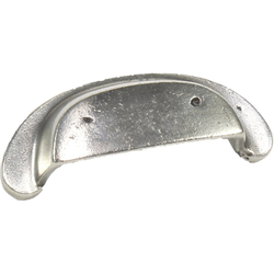 Whistler 3-1/2 Inch Center to Center White Bronze Cabinet Cup Pull