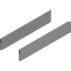 22 Inch Length MERIVOBOX E Height BOXCAP Left/Right Set, Indium Gray Matte