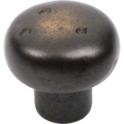 Whistler 1-3/8 Inch Diameter Antique Iron Cabinet Knob