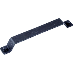 Raw Authentic Pull 7-9/16 inch Center to Center Matte Black Steel