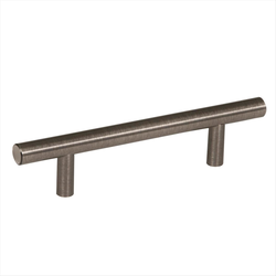 Bar Pulls 3-3/4 Inch Center to Center Gunmetal Cabinet Pull