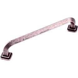 Raw Authentic Pull 6-5/16 inch Center to Center Aged Matte Red Copper