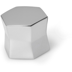 Moka 1-1/16 x 1 Inch Diameter Cabinet Knob, Polished Chrome