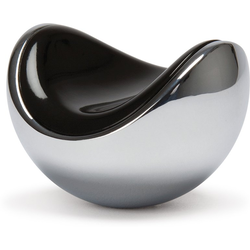 15% OFF Neon 1-9/16 x 1-1/2 Inch Diameter Cabinet Knob, Black with Polished Chrome Base
