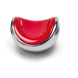 15% OFF Neon 1-9/16 x 1-1/2 Inch Diameter Cabinet Knob, Red with Polished Chrome Base