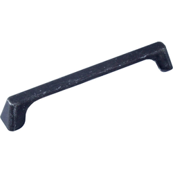 Raw Authentic Pull 6-5/16 inch Center to Center Matte Black Steel