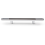 Black with Polished Chrome Base