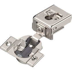 15% OFF Compact 31C3 Click-On Cabinet Mounted 1-1/4" Overlay Soft-Close 105-Degree Opening Face Frame Hinge, Screw-On Door Mounting 