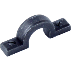 Raw Authentic Pull 1-1/4 inch Center to Center Matte Black Steel