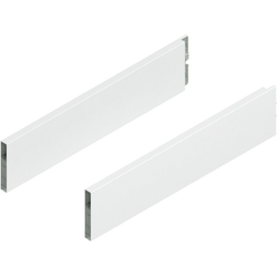 18 Inch Length MERIVOBOX E Height BOXCAP Left/Right Set, Silk White Matte