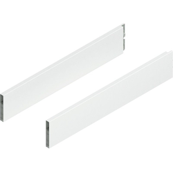 22 Inch Length MERIVOBOX E Height BOXCAP Left/Right Set, Silk White Matte