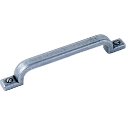 Raw Authentic Pull 5-1/16 inch Center to Center Matte Old Iron