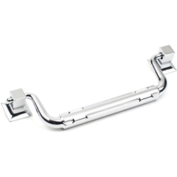 Medieval 5-1/16 Inch Center to Center Polished Chrome Cabinet Bail Pull