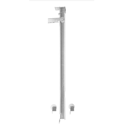 22-5/8 Inch Length Full Extension Bottom Mount Single Rail With 50 Lbs Weight Capacity, Zinc