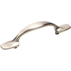 Glacier 3 Inch Center to Center Dull Satin Nickel Cabinet Pull