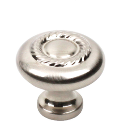 Aztec 1-1/4 Inch Diameter Satin Nickel Cabinet Knob