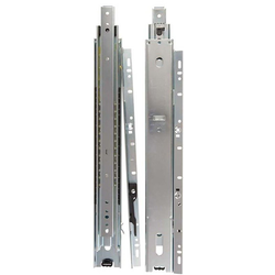 18 Inch Length Overtravel Side Mount Drawer Slide With 125 Lbs Capacity Bulk, Pair, Zinc