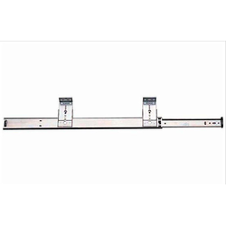 30% OFF 20 Inch Length 3/4 Extension Side Mount Pencil Drawer Slide With 75 Lbs Weight Rating, Pair, Ebony Black