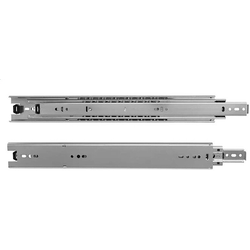 20 Inch Length Full Extension Side Mount Drawer Slide With 200 Lbs Weight Capacity, Pair, Zinc