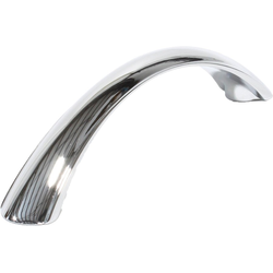Regal 4 Inch Center to Center Polished Chrome Cabinet Pull