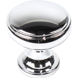 Regal 1-3/16 Inch Diameter Polished Chrome Cabinet Knob
