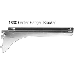 30% OFF 12 Inch Length Heavy-Duty Center Flange Shelf Bracket for KV 83 Series Standards, Anochrome