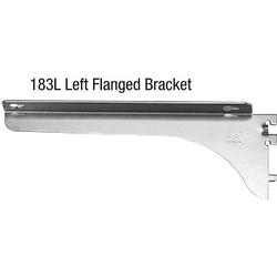 30% OFF 10 Inch Length Heavy-Duty Center Flange Shelf Bracket for KV 83 Series Standards, Anochrome