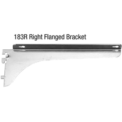 30% OFF 12 Inch Length Heavy-Duty Center Flange Shelf Bracket for KV 83 Series Standards, Anochrome