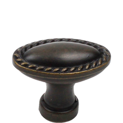 Hawthorne 1-3/8 Inch Diameter German Bronze Cabinet Knob