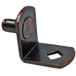 5mm Diameter Pin Angle Shelf, Walnut