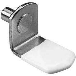 5mm Diameter Pin Angle Shelf, White