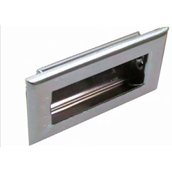 3-1/4 Inch Center to Center Flush Pull, Anochrome
