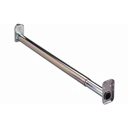 30% OFF 18 to 30 Inch Length Round Closet Rod with Screws, Zinc