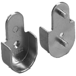 30% OFF 1-1/16 Inch Diameter Chrome Doweled Round Closet Rod Support, Chrome