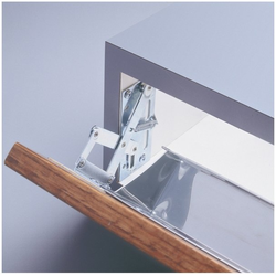 Self-Closing Scissor Hinge for False Front Trays, Zinc