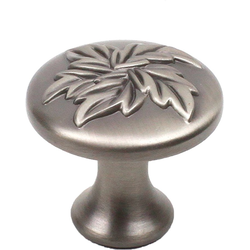 Aspen 1-3/16 Inch Diameter Antique Pewter Cabinet Knob